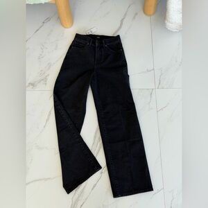 Express Midnight Black Wide Leg Jeans